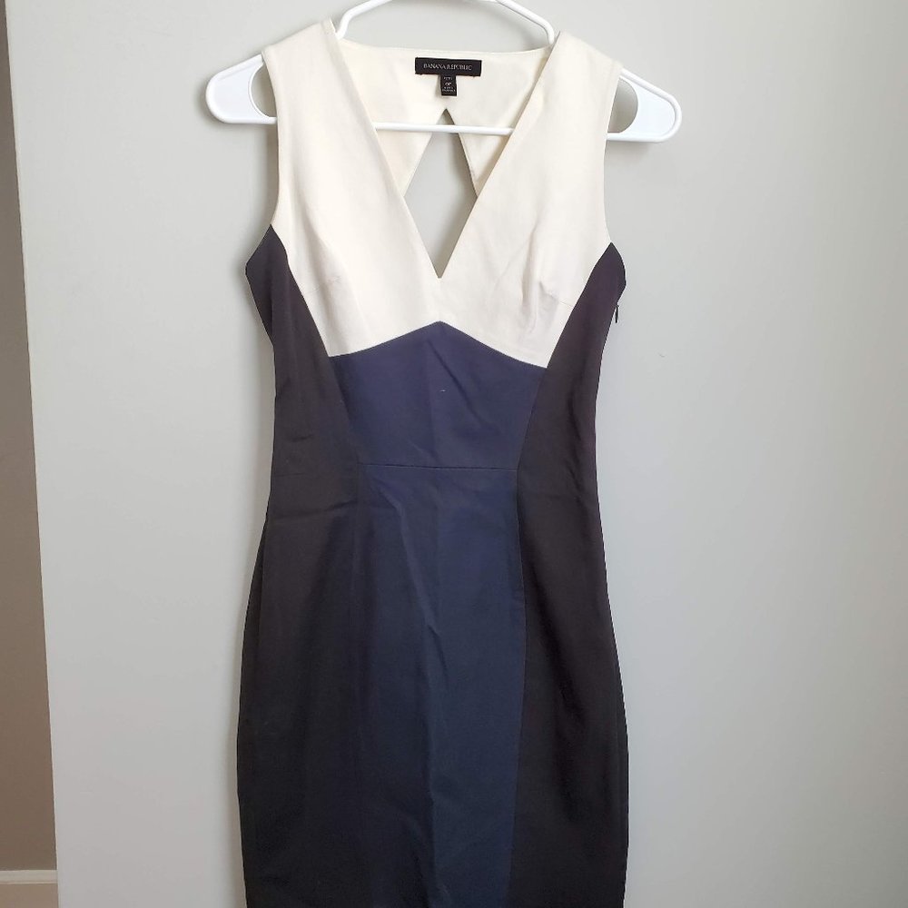 Banana Republic Color Block Bodycon Dress